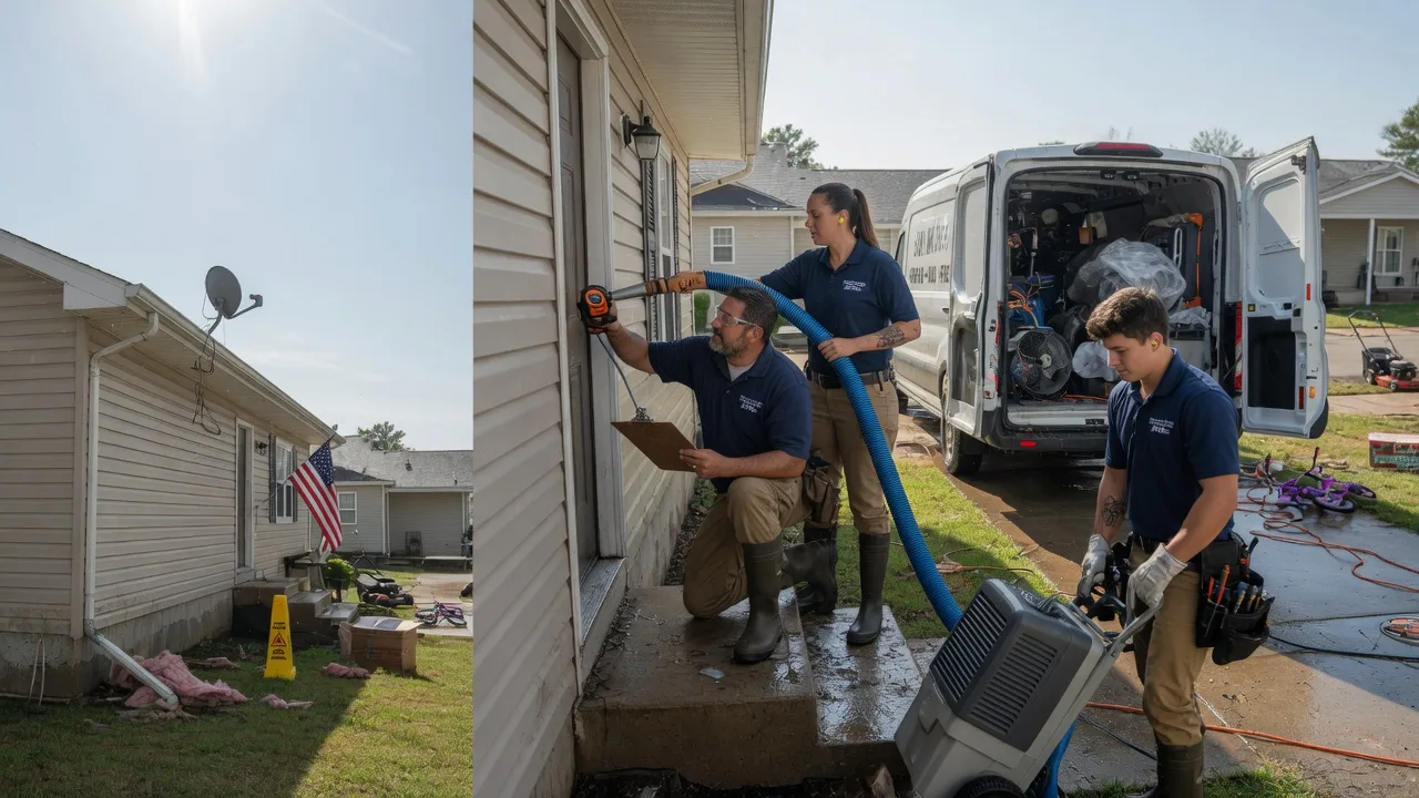 Ceiling Water Damage Restoration in Yale, OK near me